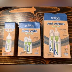 Dr Browns Anti-colic Glass Bottles